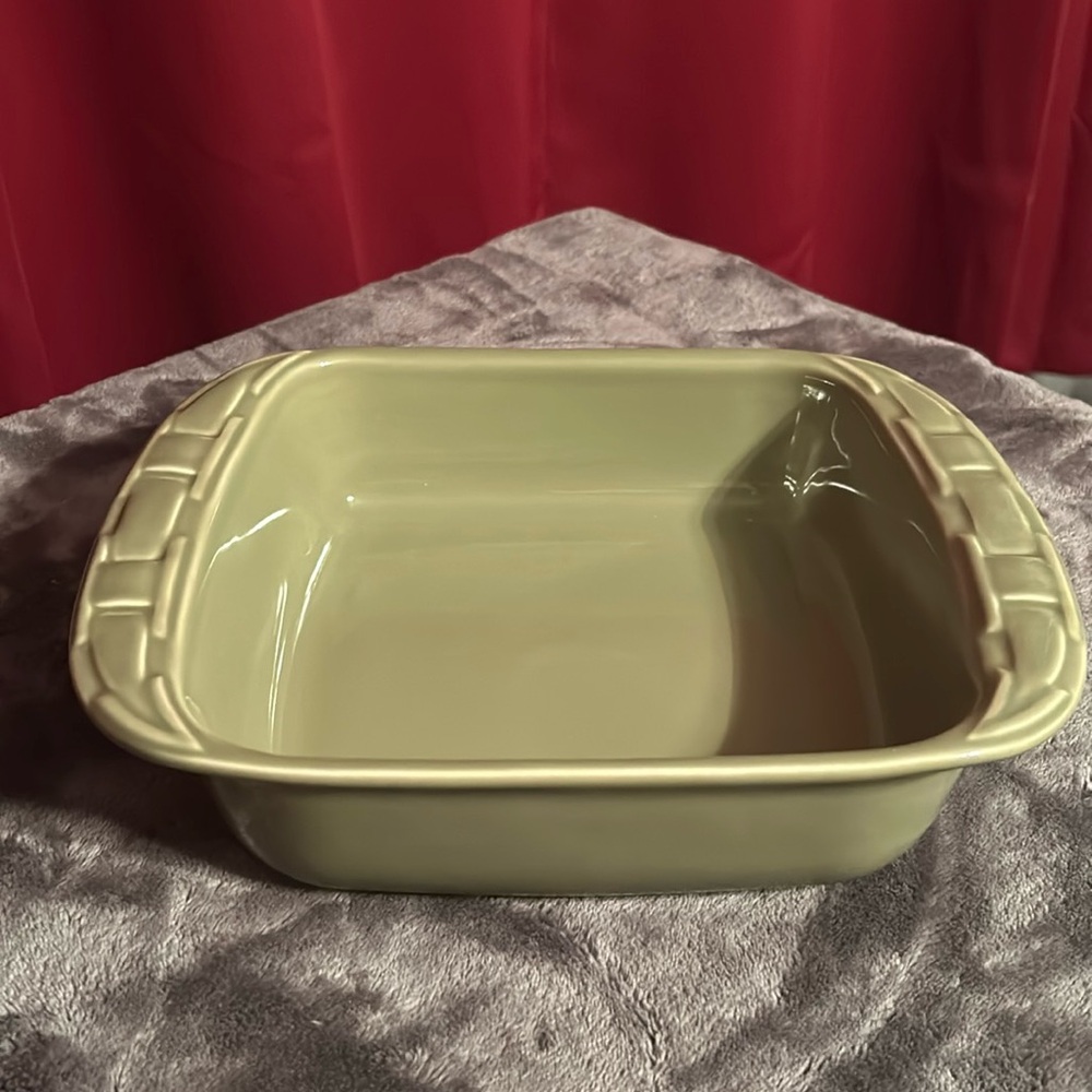 Longaberger Sage 8x8 Baking Dish